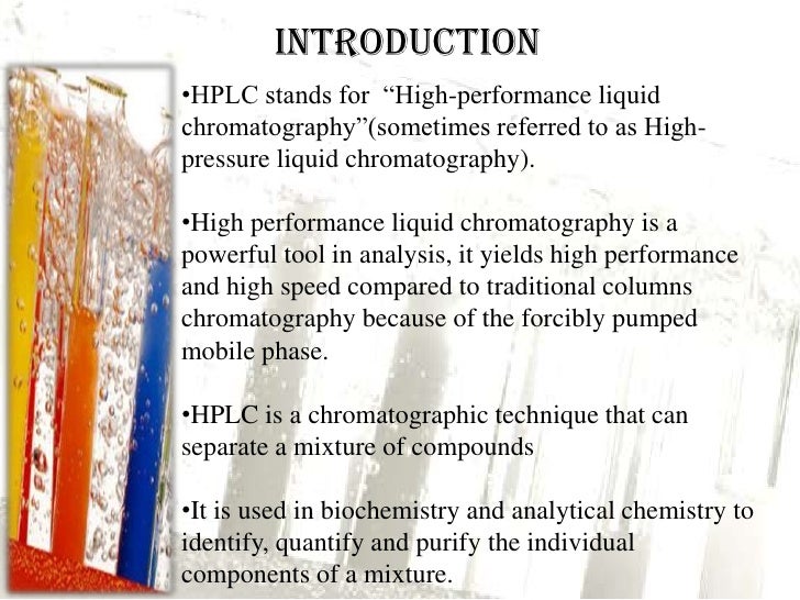 high performance liquid chromatography filetype